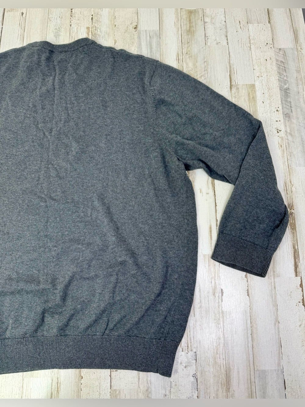 Old Navy Men's XXL Sweater Crewneck Heathered Gray Soft Knit Pullover - Picture 13 of 14